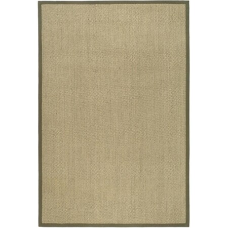 Safavieh Natural Fiber 4 ft. x 6 ft. Power Loomed Small Rectangle Rug - Natural-Green NF443C-4